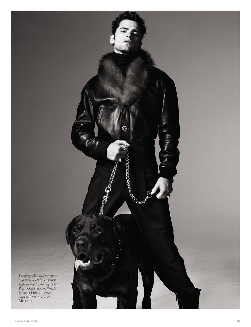 Sean O'Pry is an effortlessly cool vision in Black magazine's September 2012 issue. Photo by Michael Schwartz.