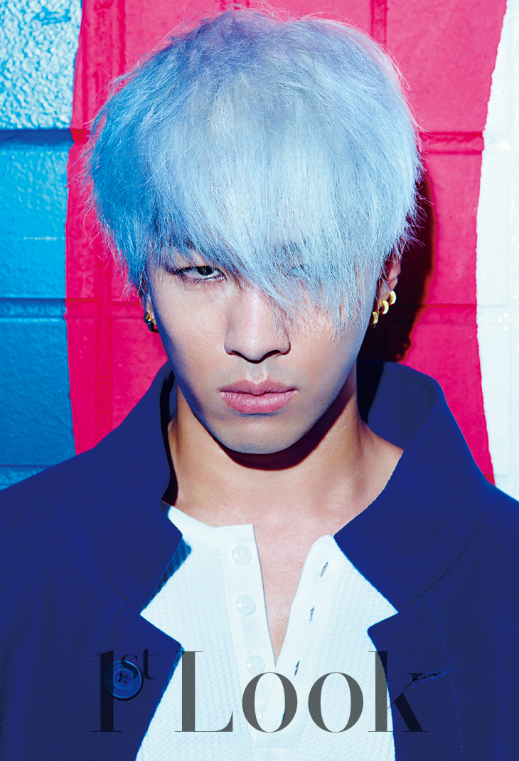 Big Bang S Taeyang Rocks Colored Hair For 1st Look The Fashionisto