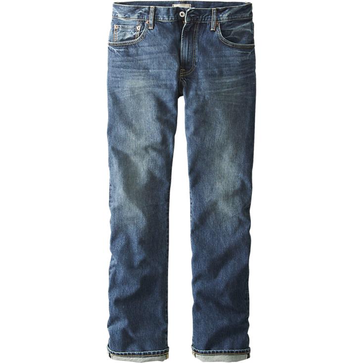 uniqlo selvedge jeans regular fit straight
