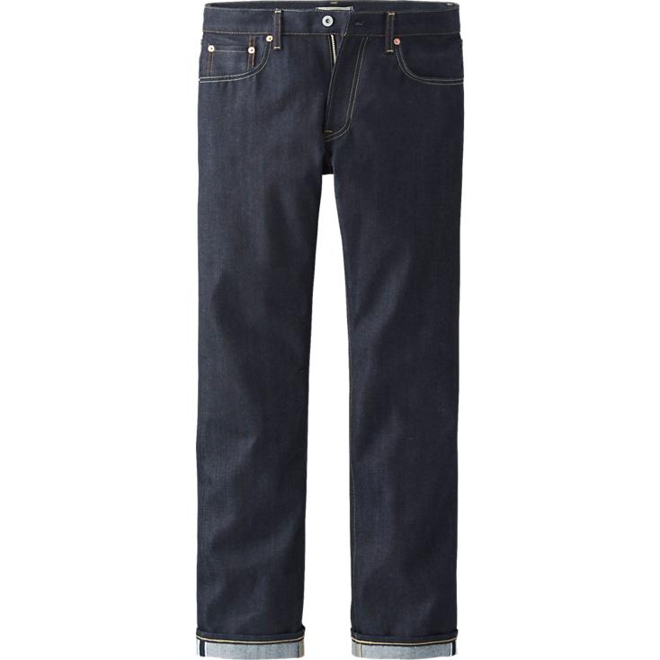 UNIQLO Regular Fit Straight Selvedge Jeans