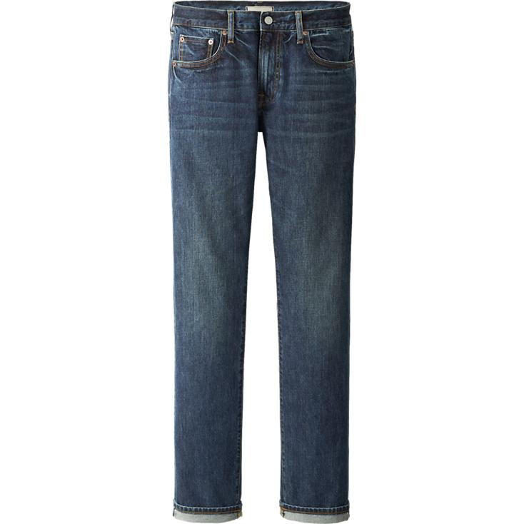 UNIQLO Slim Fit Straight Selvedge Jeans