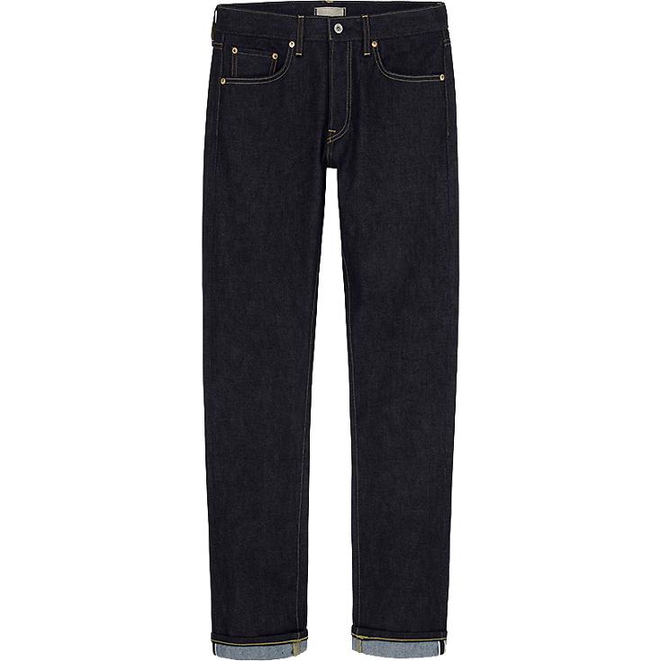 UNIQLO Slim Fit Straight Selvedge Jeans