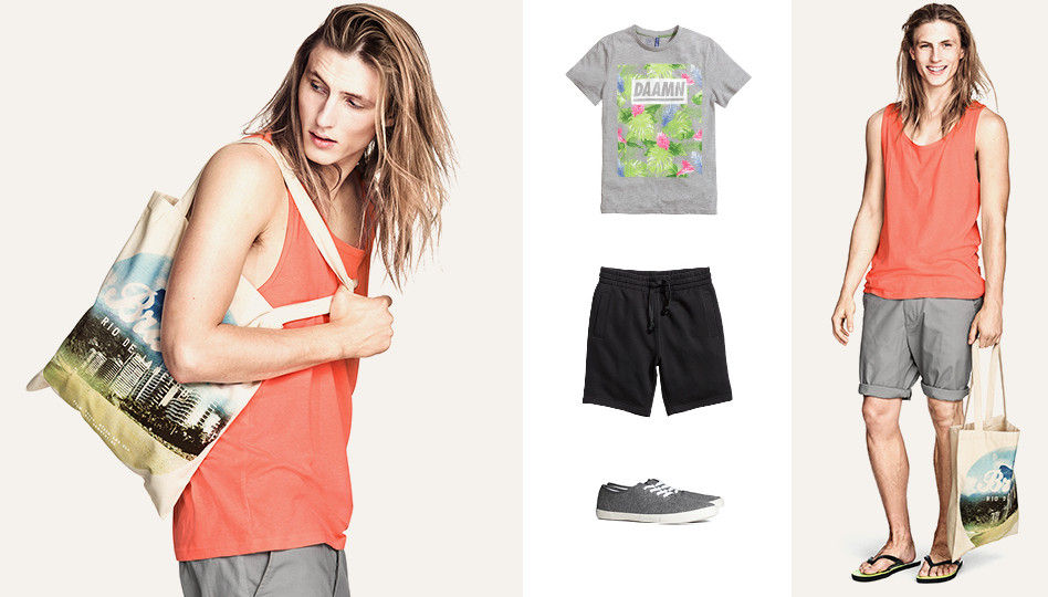 Viggo Jonasson Models Casual Summer Looks for H&M Divided