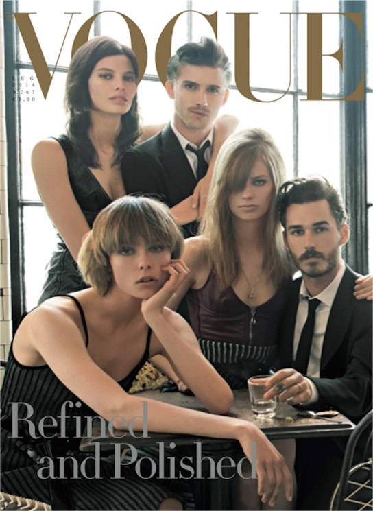 RJ King, David Flinn + More Cover Vogue Italia July 2014 Issue