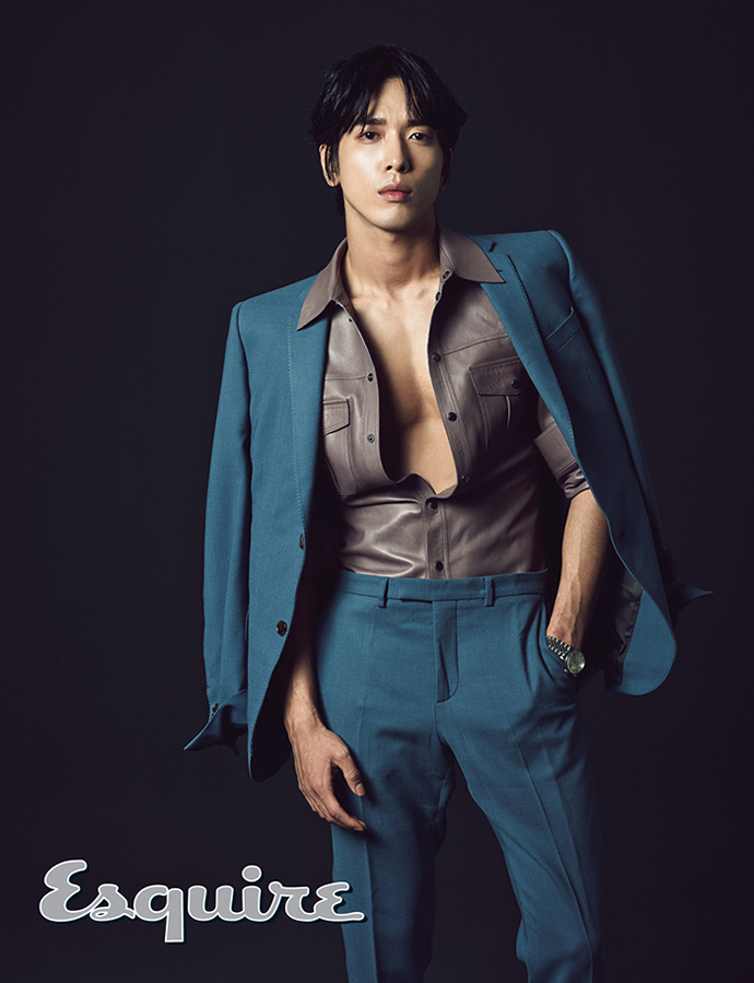 CN.BLUE's Jung Yonghwa poses for Esquire Korea August 2014