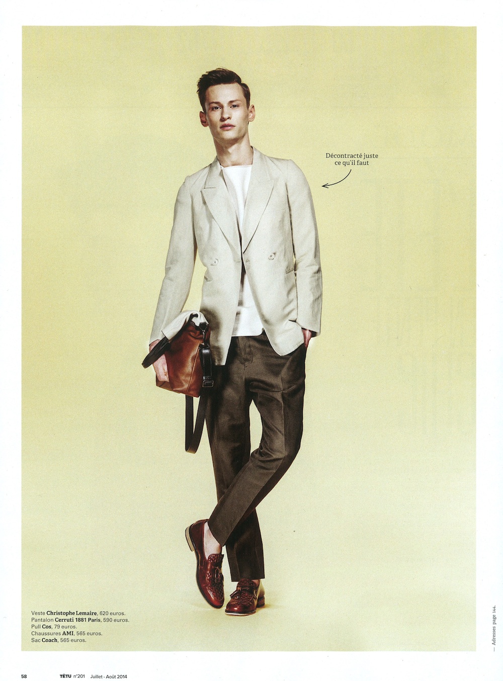 Adrien Volkov Dons Summer Styles for Têtu