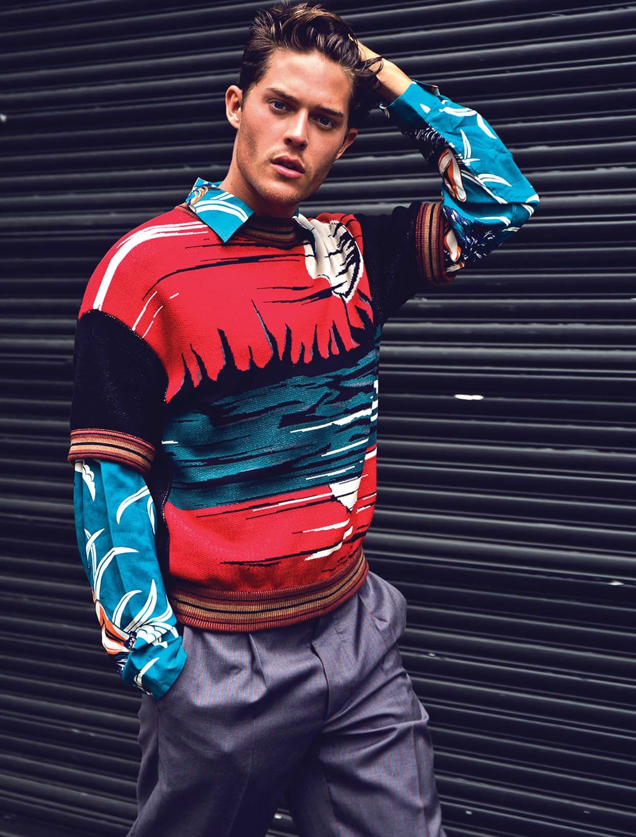 Cesar Casier Models Strong Summer Looks for August Man Malaysia