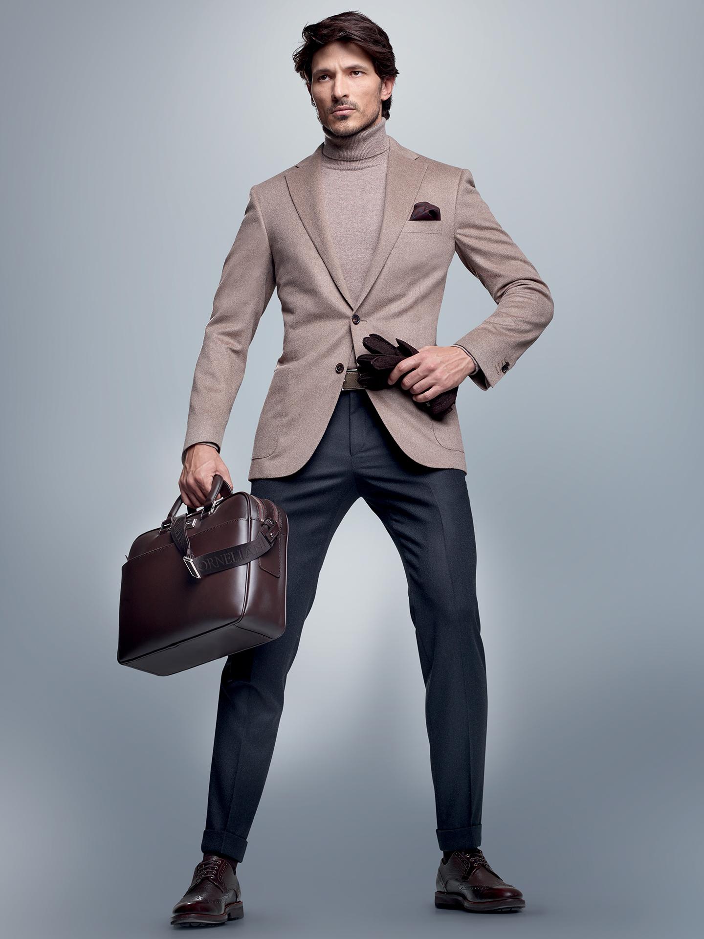 Andres Velencoso Segura Dons Elegant Styles for Corneliani Fall/Winter ...