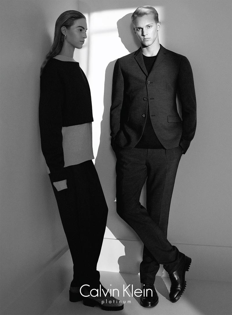 Calvin Klein Collection/Platinum Fall/Winter 2014 Campaigns with Clark Bockelman
