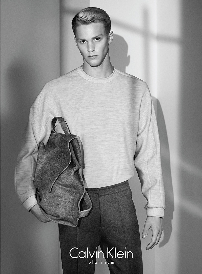 New Images of Clark Bockelman for Calvin Klein Platinum Fall 2014 Ad Campaign