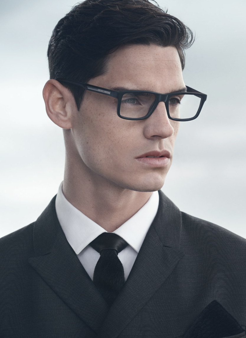 Matt Trethe + Alex Wilms Front Emporio Armani Fall/Winter 2014 Eyewear ...