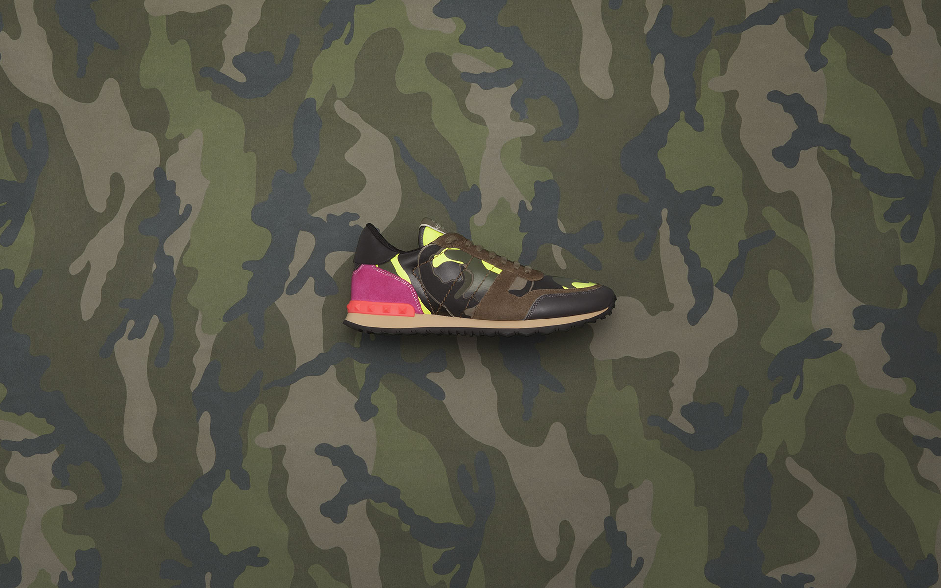 Valentino Introduces Fluo Camouflage Collection – The Fashionisto