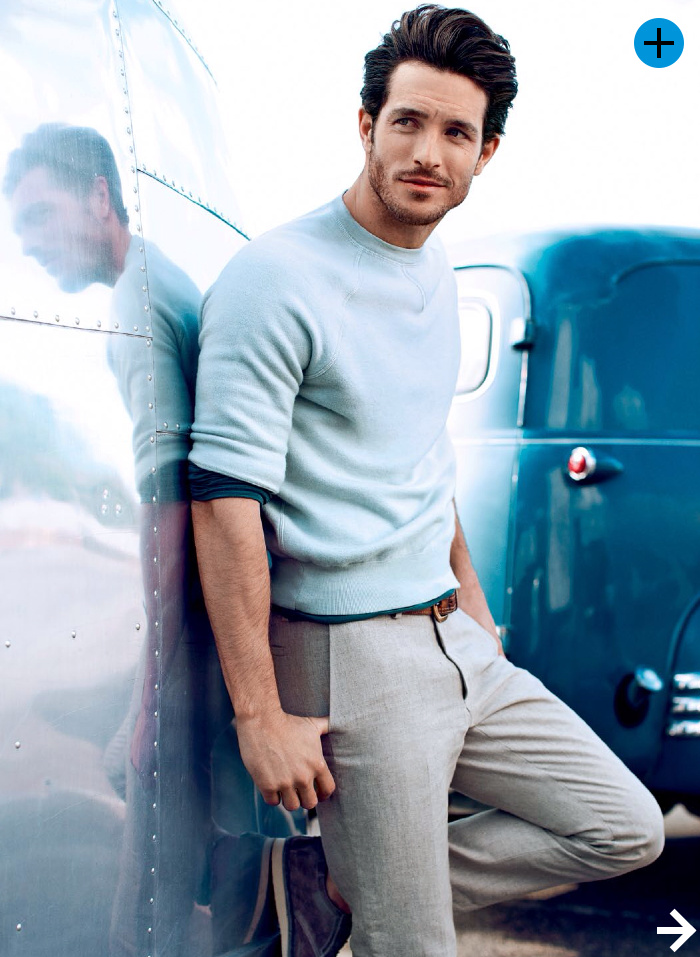 Justice Joslin Sports Summer Fashions for GQ Russia – The Fashionisto