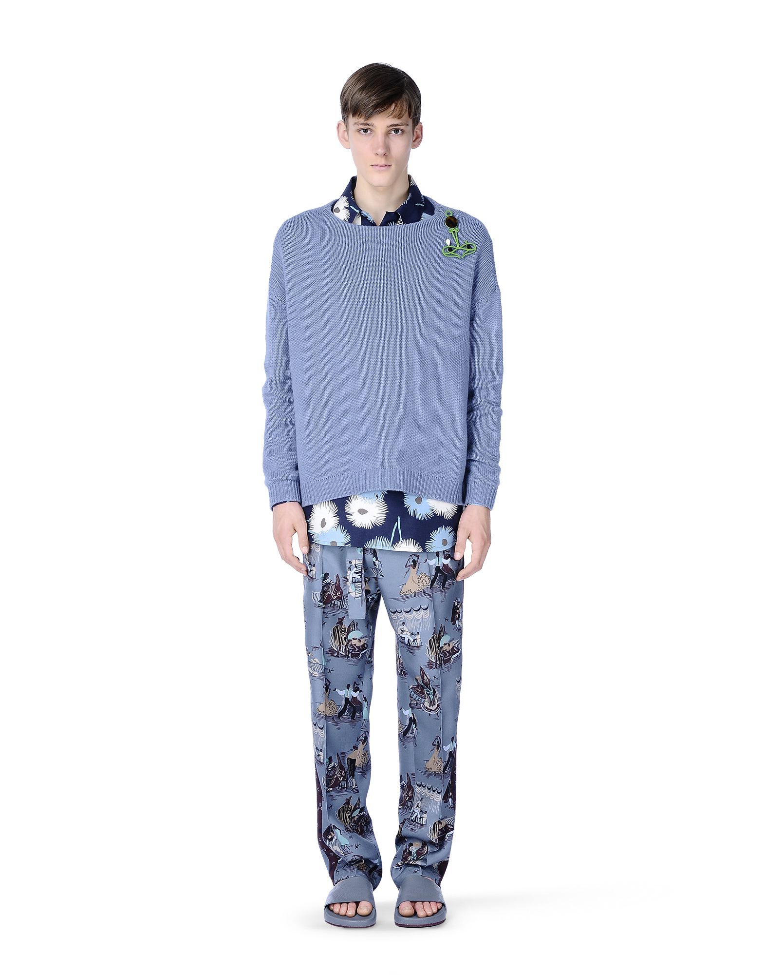 Boris Peters Poses for Valentino Spring/Summer 2015 Lookbook