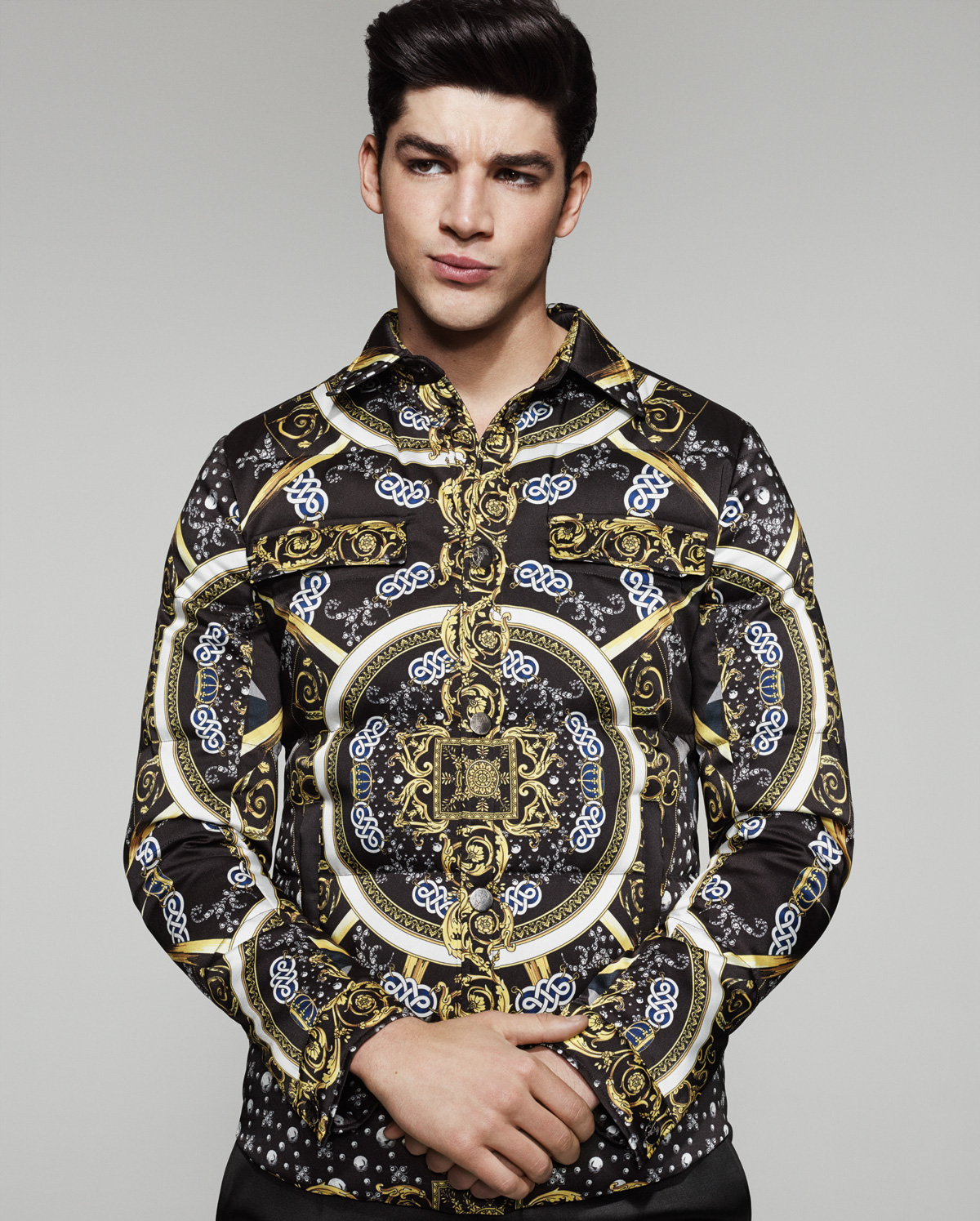 Tarik Lakehal for Versace Collection Fall/Winter 2014