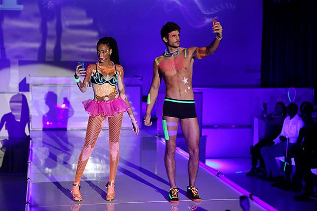 Chantelle and Matthew hit the runway