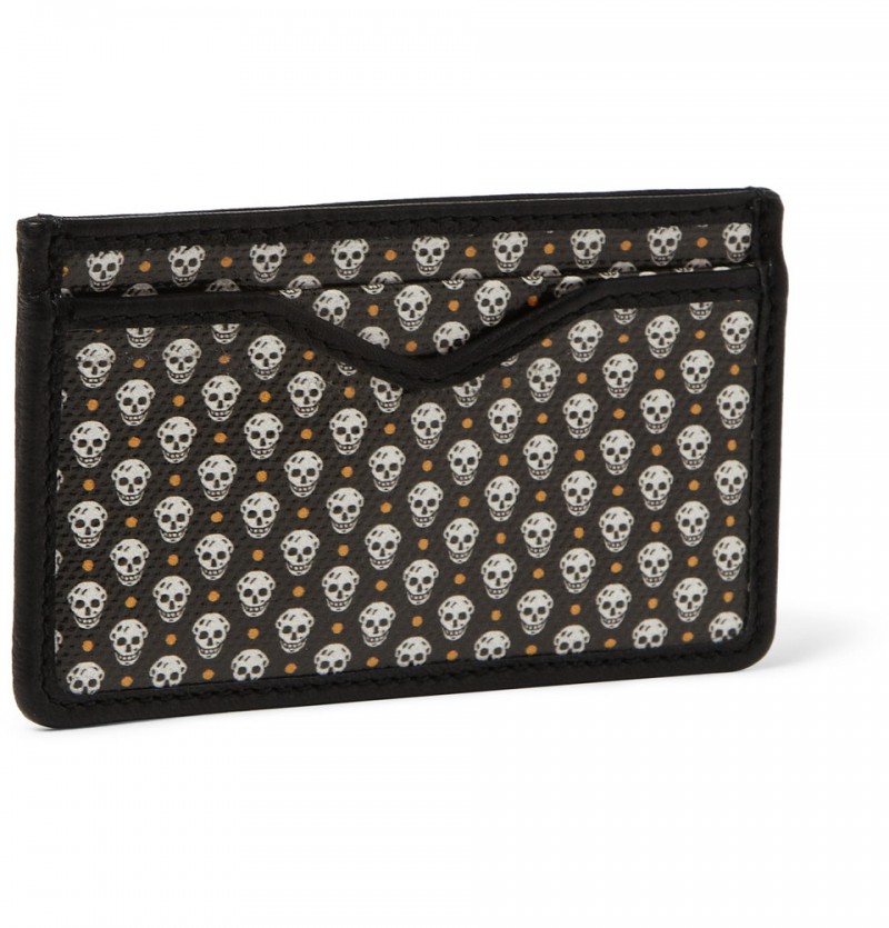 Alexander McQueen Skull Print Cardholder