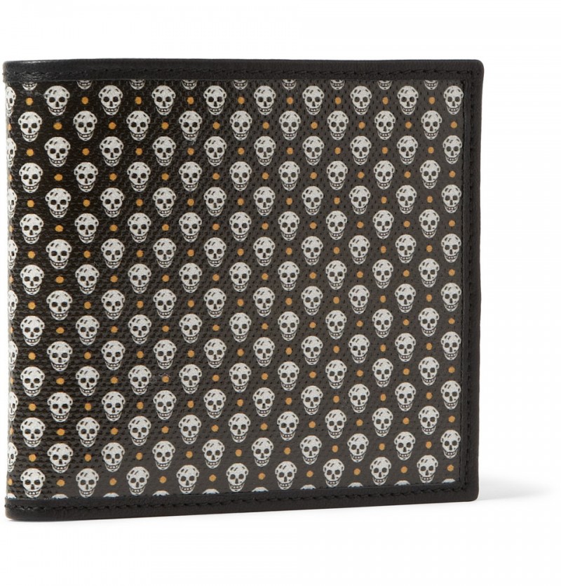 Alexander McQueen Skull Print Wallet