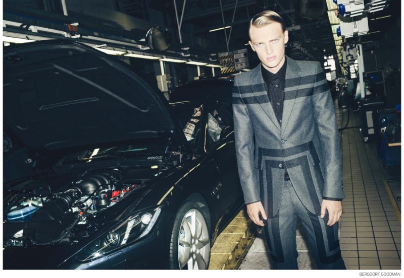 Victor wears Alexander McQueen » Victor Nylander Dons Fall 2014 Men's Collections for Bergdorf Goodman Victor wears Alexander McQueen