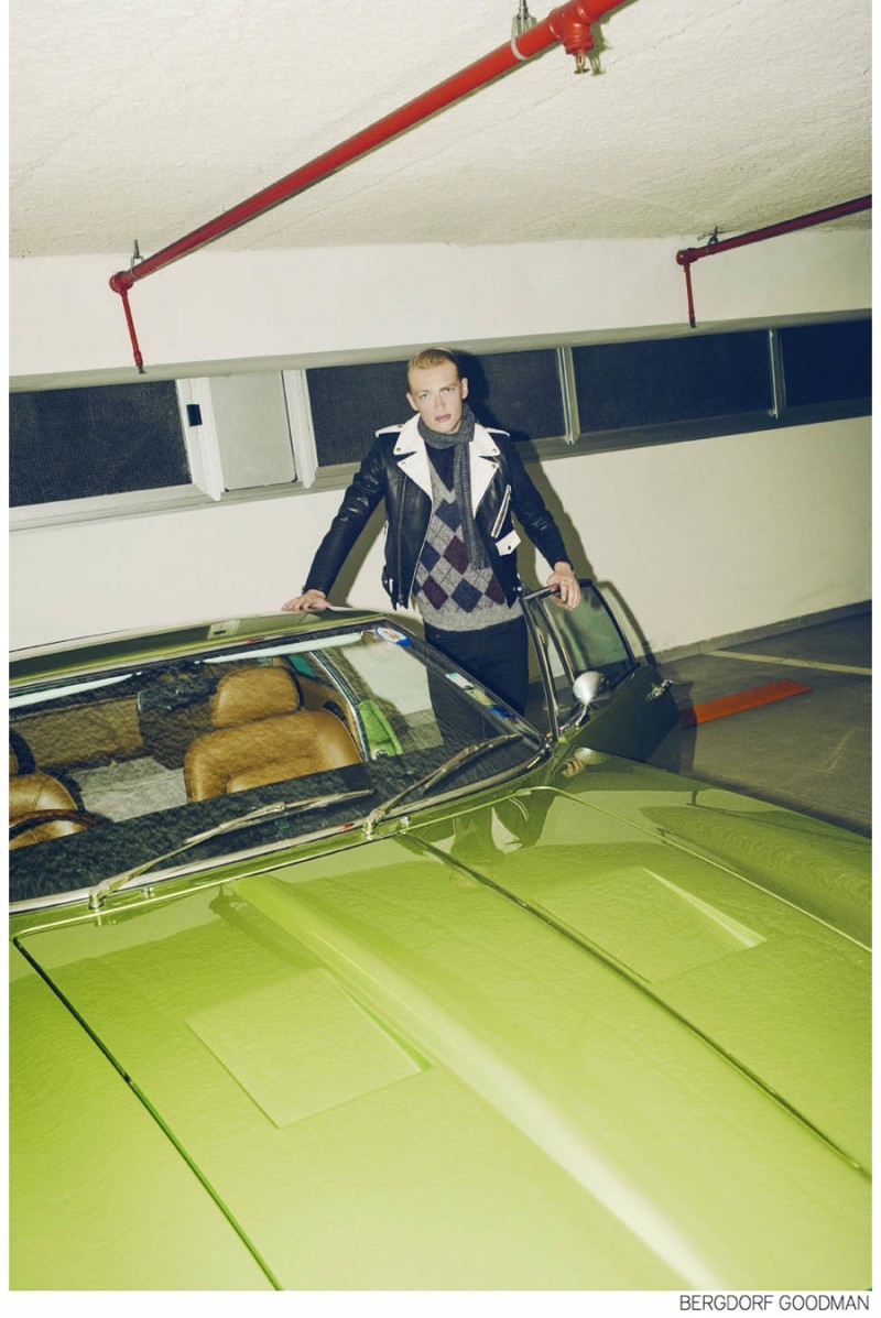 Victor wears Saint Laurent » Victor Nylander Dons Fall 2014 Men's Collections for Bergdorf Goodman Victor wears Saint Laurent