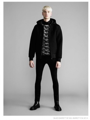 Black Barrett Neil Barrett Fall Winter 2014 Collection 011