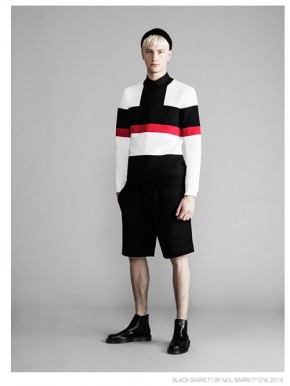 Black Barrett Neil Barrett Fall Winter 2014 Collection 020