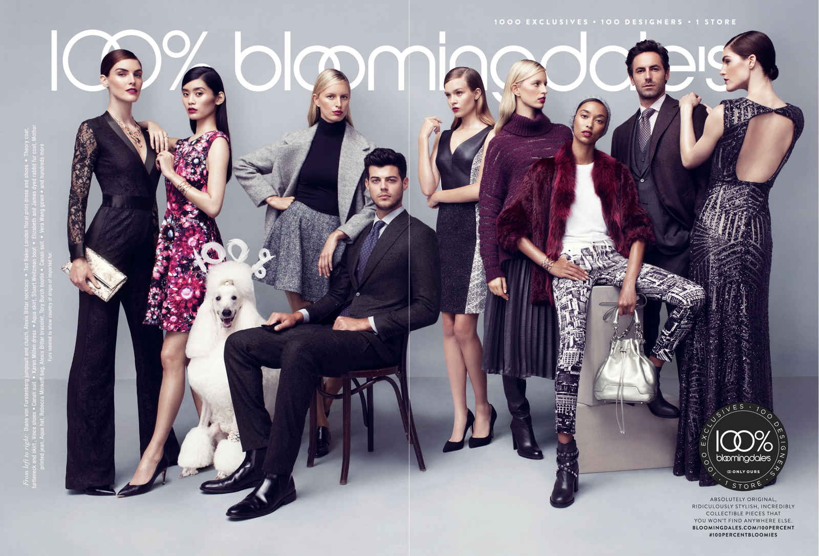 Josh Wald + Felix Bujo for Bloomingdale’s 100% Fall 2014 Campaign