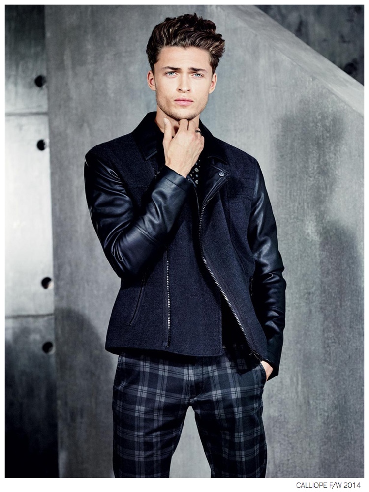 Harvey Haydon Dons Sleek Styles for Calliope Fall/Winter 2014 Campaign ...