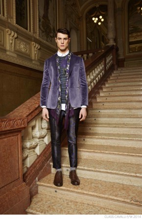 Class Cavalli Unveils Printed Suiting + Sportswear for Fall/Winter 2014 ...