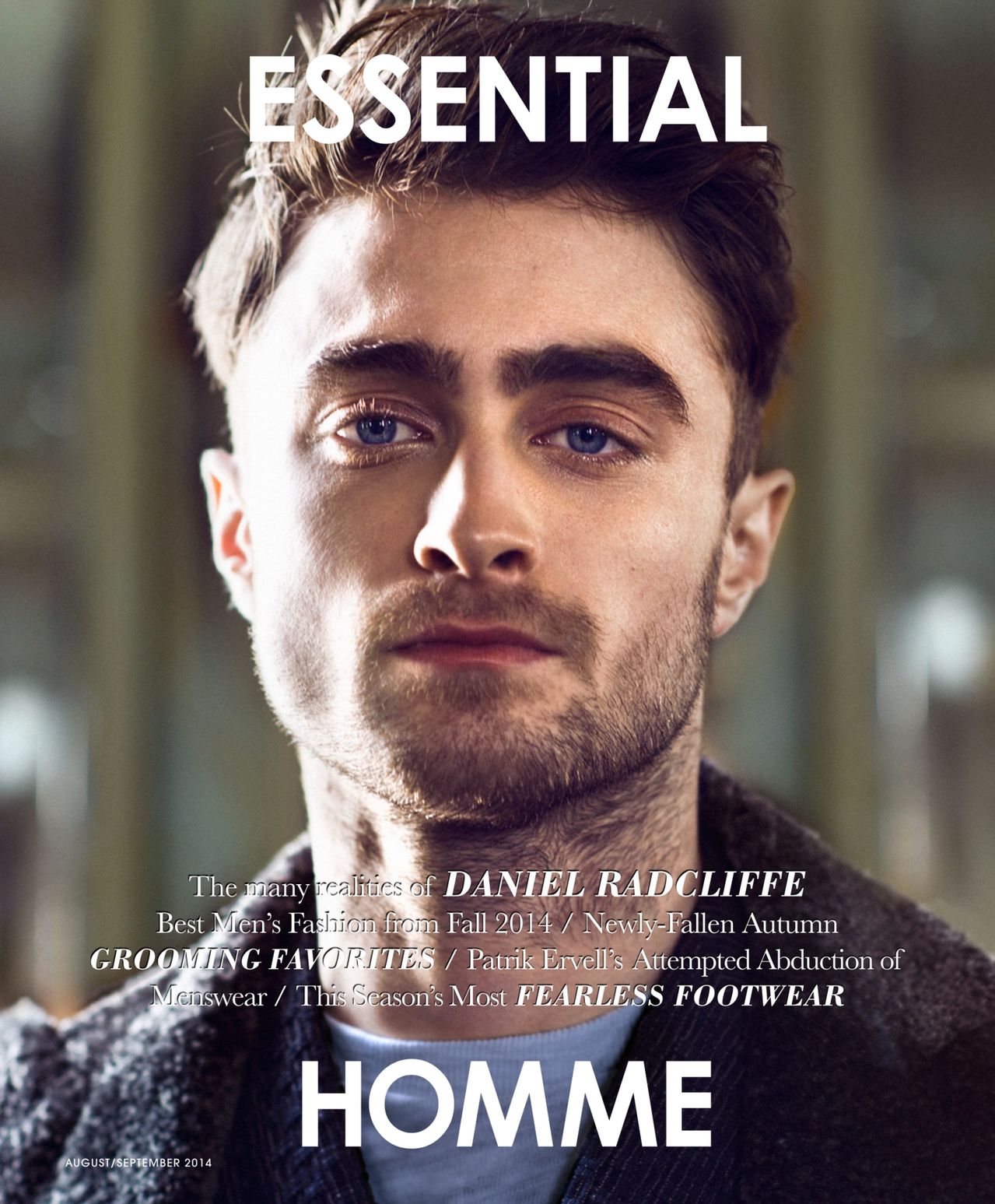 Daniel Radcliffe by Kevin Sinclair for Essential Homme August/September 2014