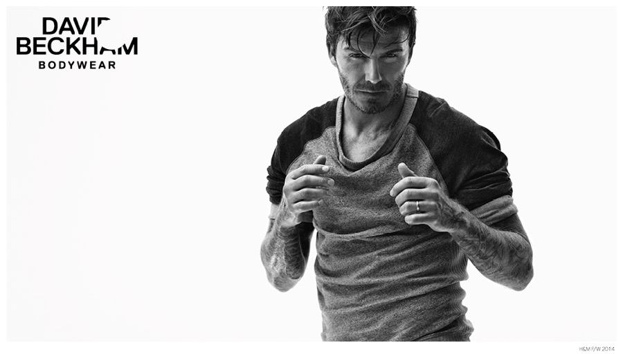 David Beckham Bodywear for H&M New Photos for Fall 2014