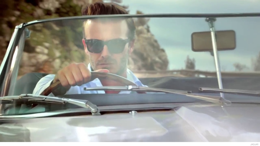 David Beckham Stars in a Stylish Jaguar TV Spot