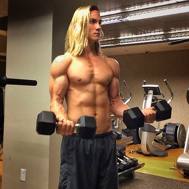 Dorian Reeves shares a gym moment with us.