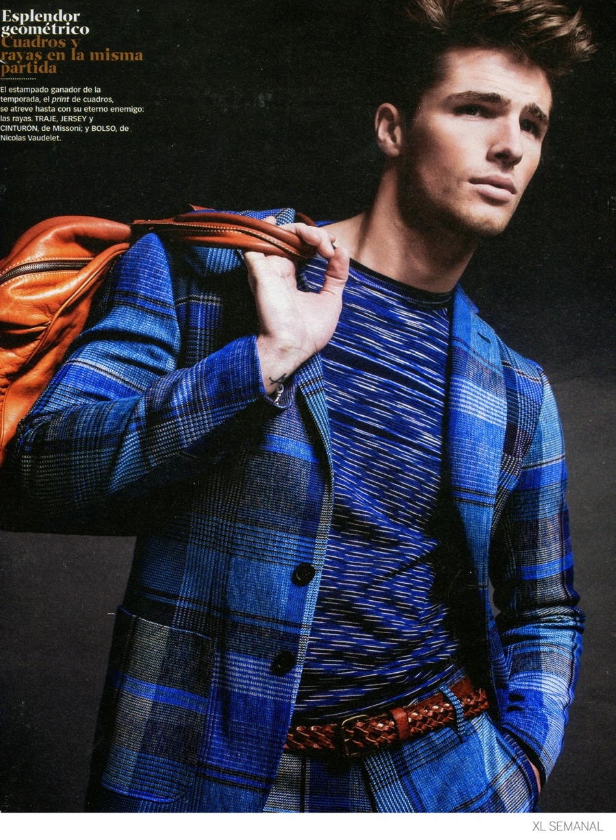 Edward Wilding Wears Modern Summer Styles for XL Semanal