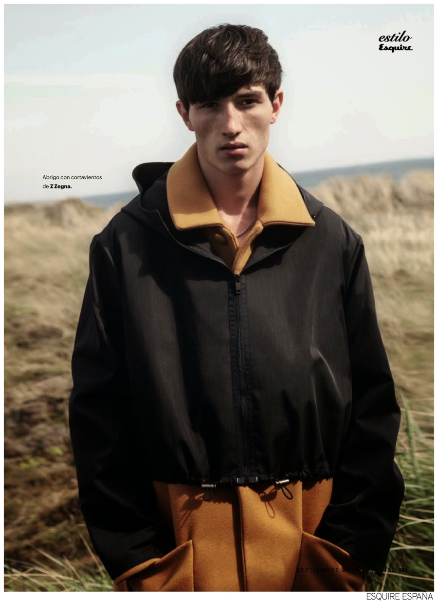 Jester White Dons Fall/Winter 2014 Outerwear for Esquire España
