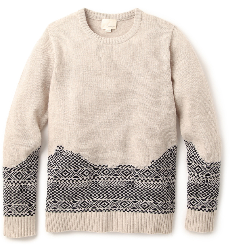 Band of Outsiders Broken Fair Isle Sweater