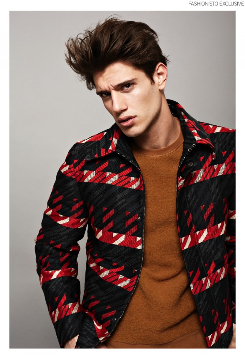 Marco wears jacket Gaetano Navarra and sweater ASOS.