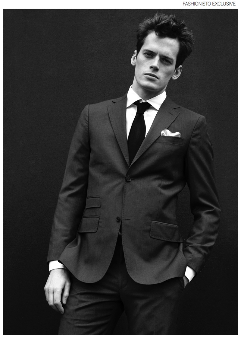 Marcus wears suit J.Lindeberg, shirt Eton, tie Kilgour and pocket square Amanda Christensen.