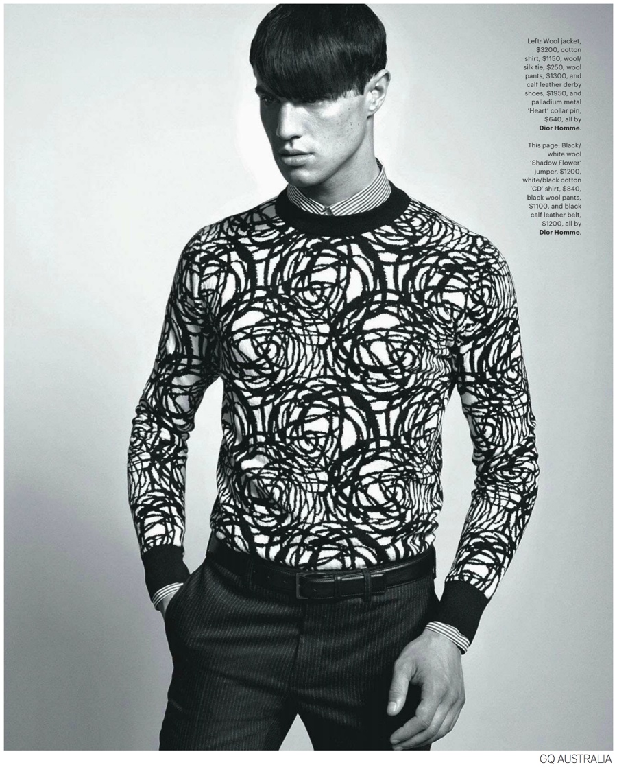 Dior Homme Fall 2014 Collection Featured in GQ Australia