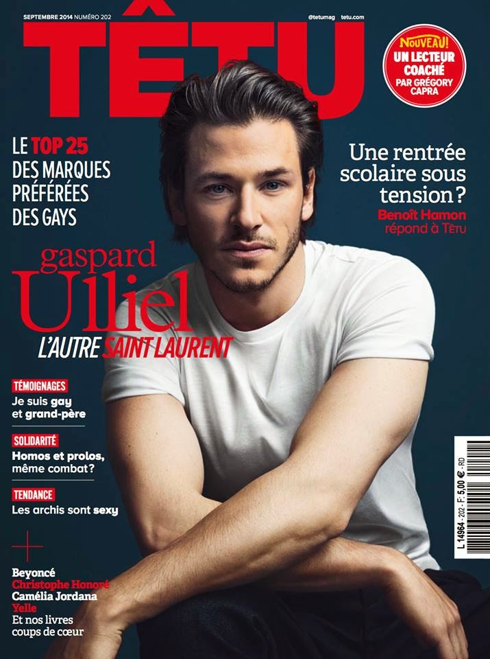 Gaspard Ulliel Covers Tetu September 2014 Issue