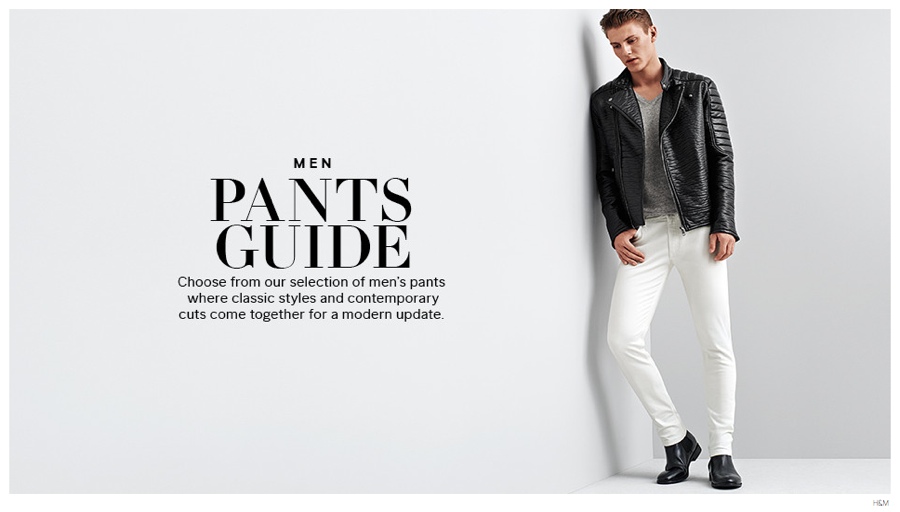 Mikkel Jensen Wears H&M’s Latest Pant Styles