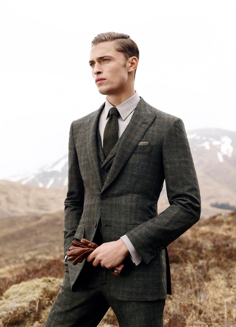 Harvey Haydon Dons Sartorial Suiting for Gieves & Hawkes Fall 2014 ...