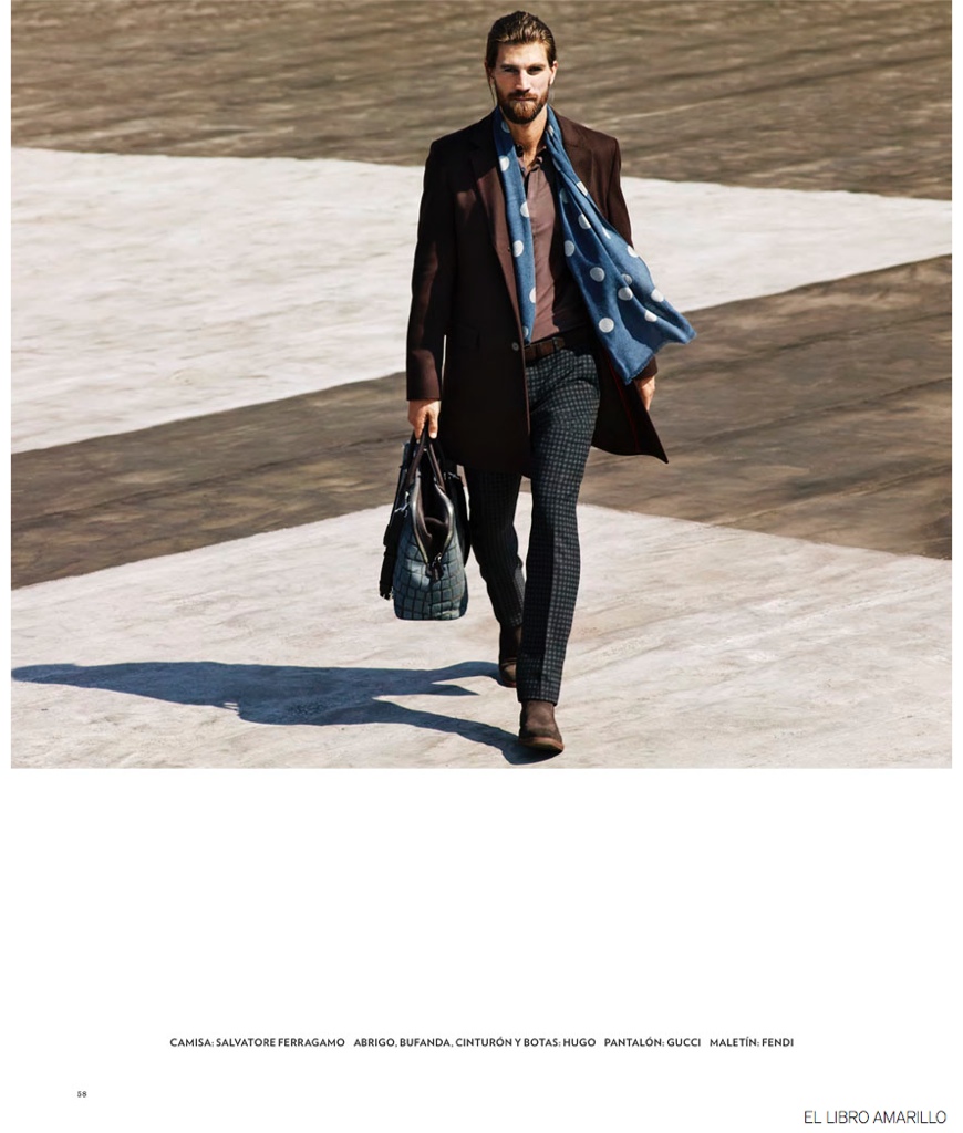 Henrik Fallenius Deserves a Standing Ovation in Fashions from El Palacio de Hierro