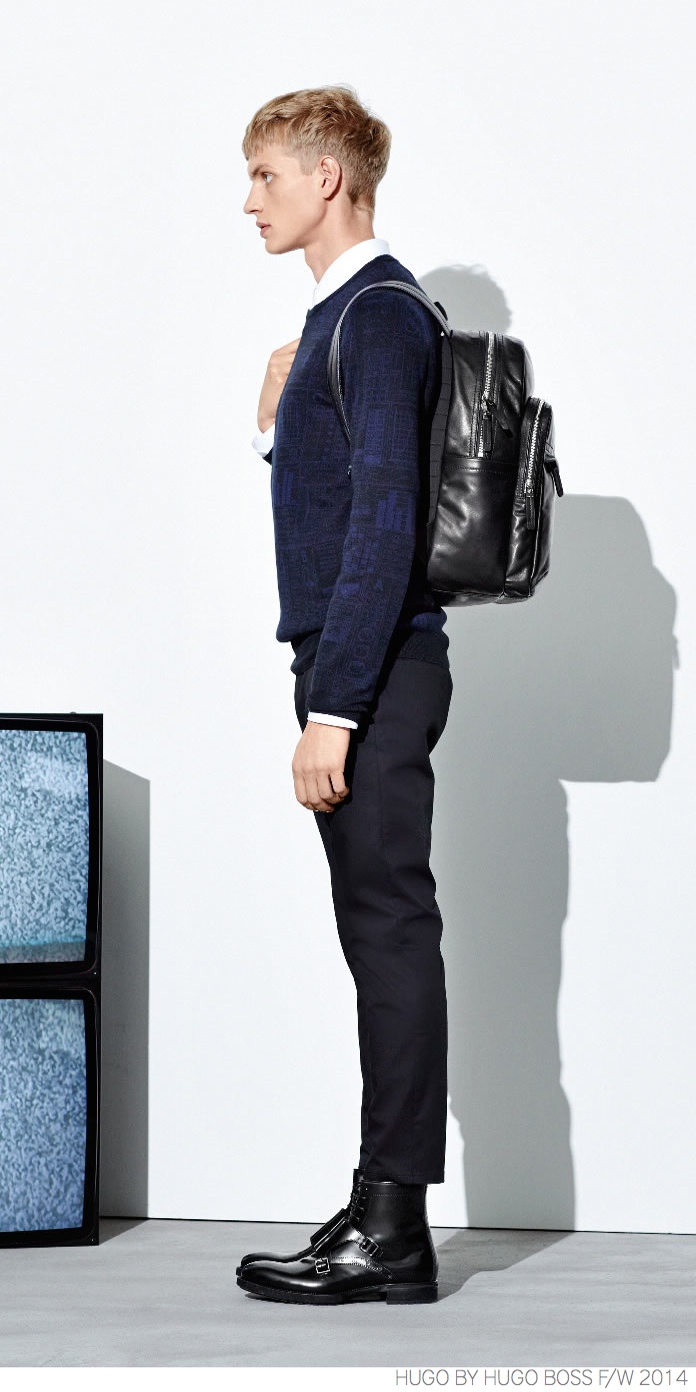 Hugo-by-Hugo-Boss-Fall-Winter-2014-Look-Book-Modern-Outerwear-Navy-Suit-002