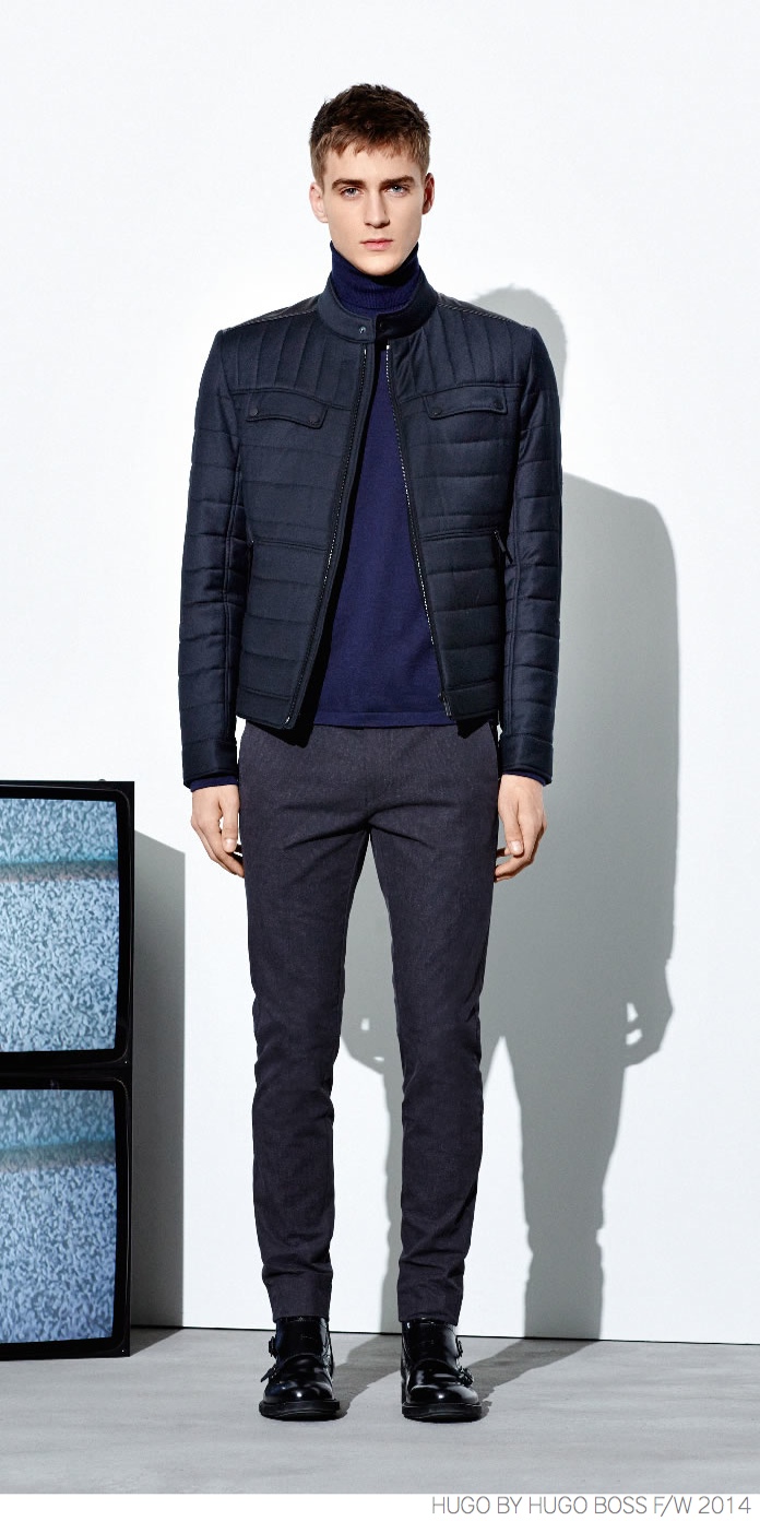 hugo boss navy chinos