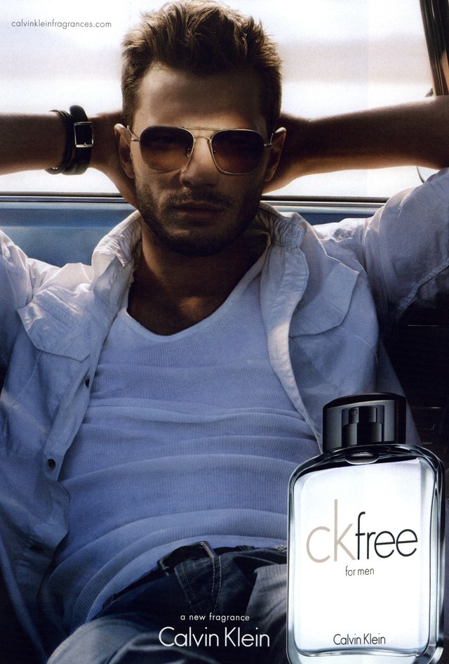 Jamie Dornan by Fabien Baron for ck Free Fragrance Ad Campaign