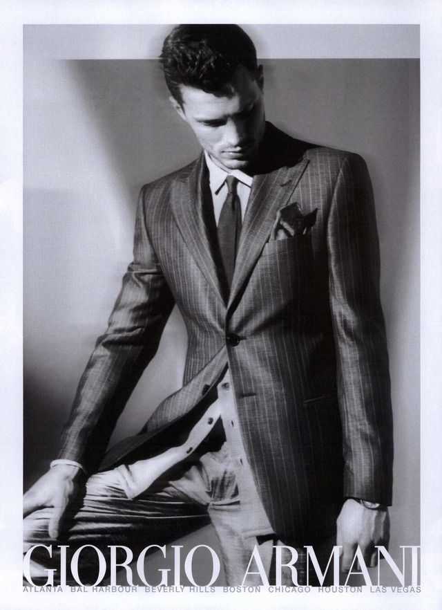 Jamie Dornan for Giorgio Armani Spring/Summer 2009 Ad Campaign – The ...