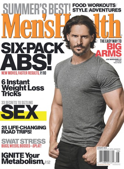 Joe Manganiello Stars in Shirtless Cover Shoot for Men's Health August ...