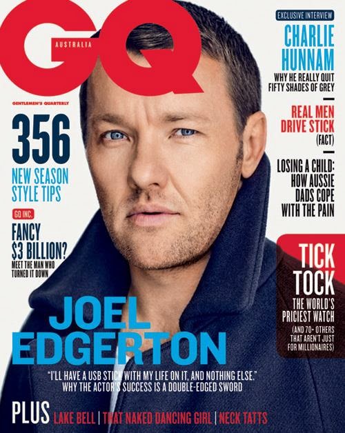 Joel Edgerton Covers GQ Australia September 2014 Issue