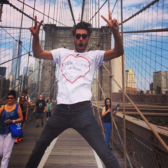 Jon Kortajarena is not afraid to share his love for New York